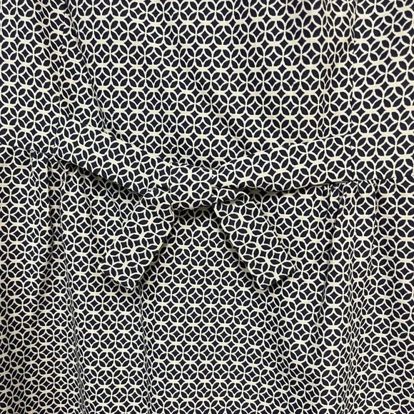 NWT Talbots Bow-Front Patterned Dress - Picture 5 of 15